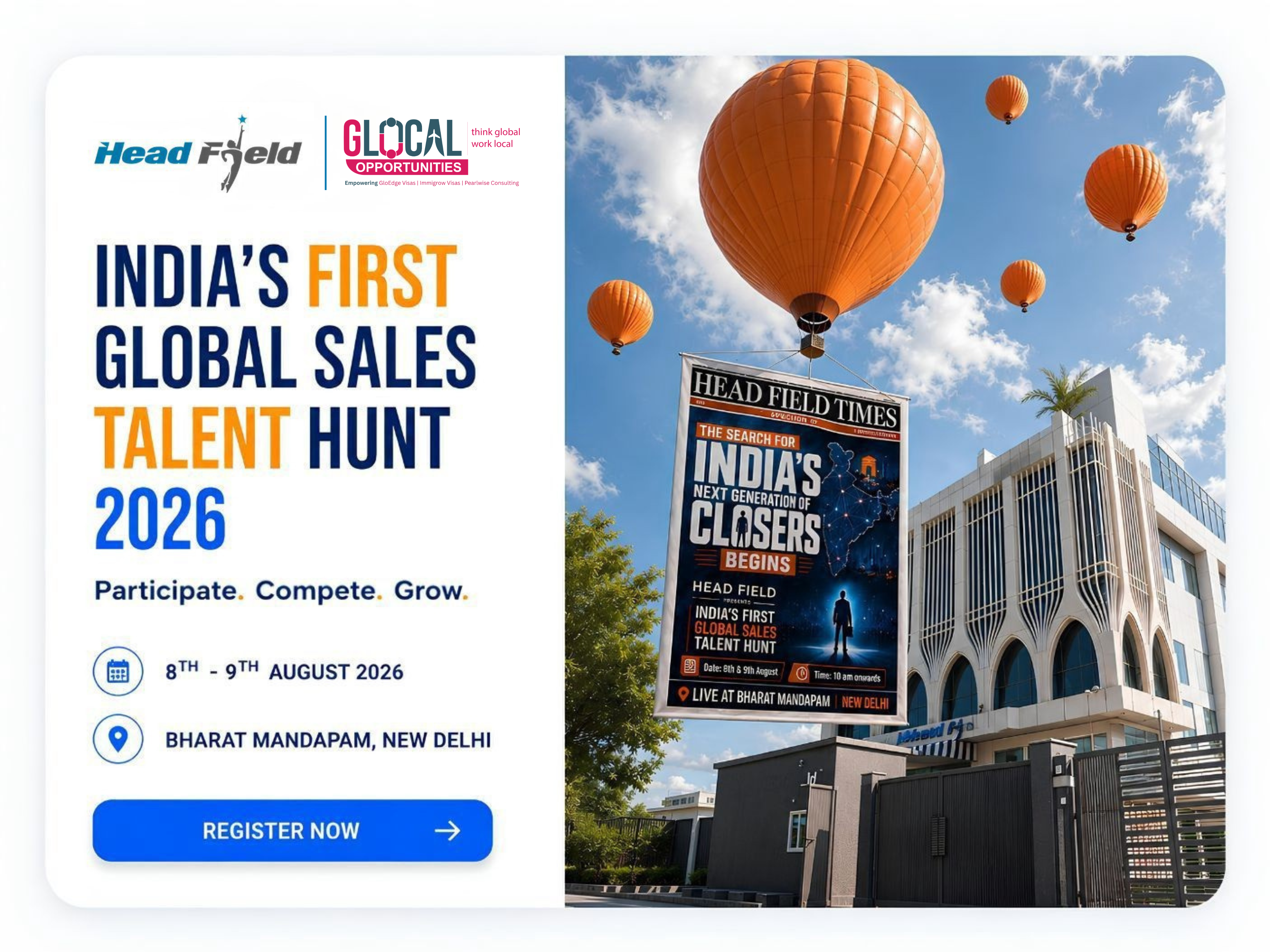 HeadField – India’s First Global Sales Talent Hunt 2026